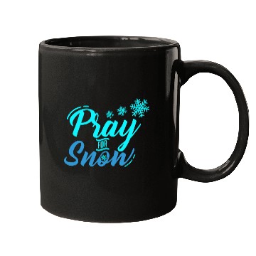 Discover Pray for Snow Snow White Christmas Praying Mugs