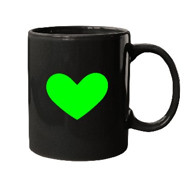 Discover Green heart Mugs