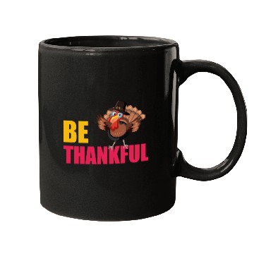 Discover Be Thankful Thanksgiving Turkey Mugs