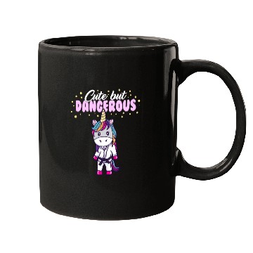 Discover Cute But Dangerous Unicorn Jiu Jitsu MMA Mugs