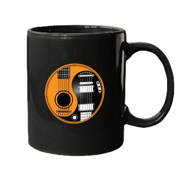 Discover Guitar Ying Yang Mugs