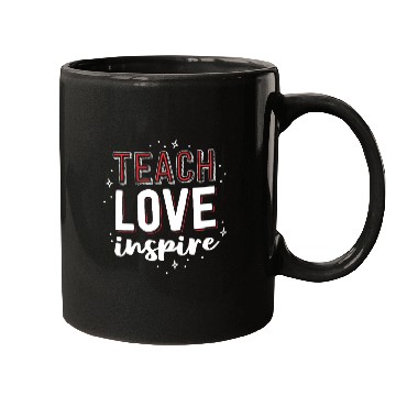 Discover Teach Love Inspire Teacher Christmas Gift School Mugs
