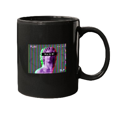 Discover Aesthetic Vaporwave Statue Skip Ad Online Mugs