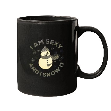 Discover Funny Sexy Snowman Slogan christmas Mugs