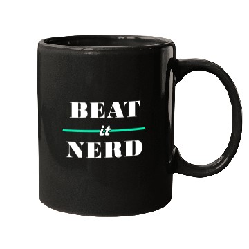 Discover Beat It Nerd 2 Mugs