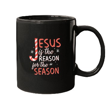 Discover Jesus Is The Reason For The Season Candy Cane Chr Mugs