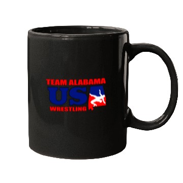 Discover team Albm usa wrestling med hr Mugs