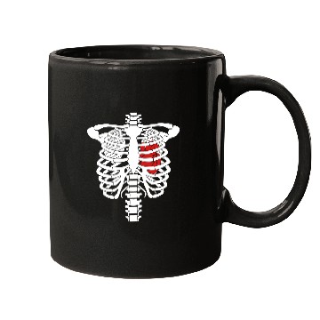Discover Skeleton heart Mugs