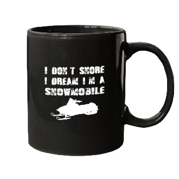 Discover Winter Snowmobile Engine Skiing Funny Fast Gift Mugs