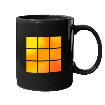 Discover orange yellow red abstract Mugs