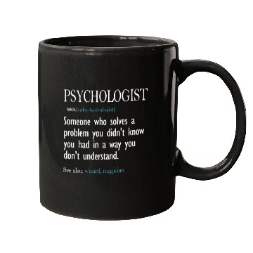 Discover Funny Psychologist Definition Mugs Psychology Gift