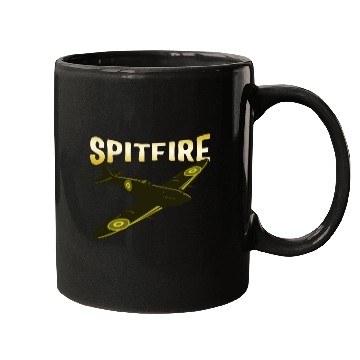 Discover Spitfire UK Mk.1 RAF British WWII Fighter Royal Mugs