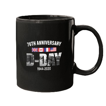 Discover D-Day Normandy 76th Anniversary Mugs