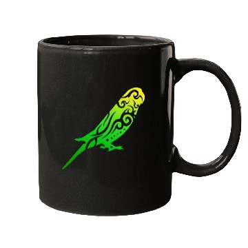 Discover T Tattoo Budgie Bird Gift Idea Mugs