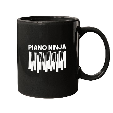 Discover Humor Piano Design Quote Piano Ninja Mugs