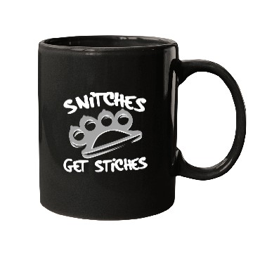 Discover Cool Thug Life Mugs For Gangster "Snitches Get