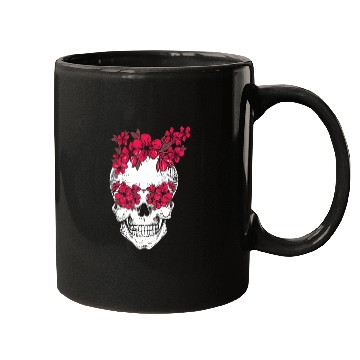 Discover Mexican Skull Flower Lover Florist Cinco de Mayo Mugs