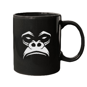 Discover Gorilla, not very amused! Mugs