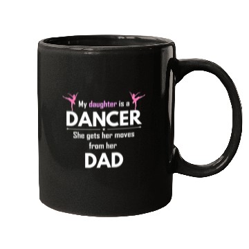 Discover Dance Dad Dancer Fathers Day Mugs