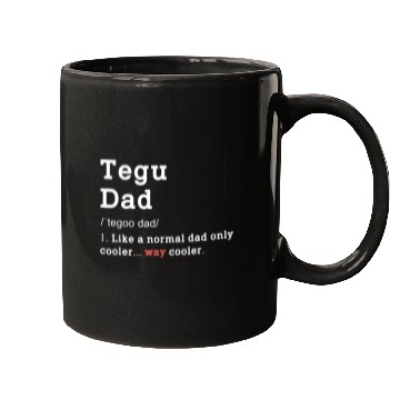 Discover Tegu Dad Definition Cool Lizard Daddy Mugs