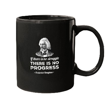 Discover Progress Black History Frederick Douglass Quote Mugs