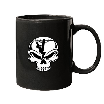 Discover Lineman Skull Mugs