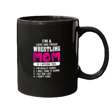 Discover Loud And Proud Wrestling Mom Mugs