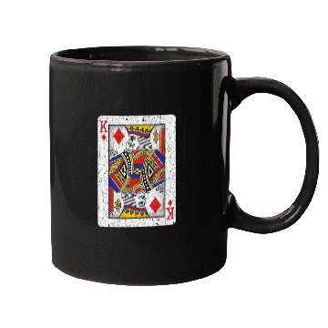 Discover king of diamonds playing card Mugs
