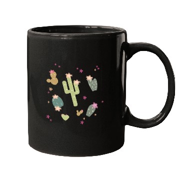 Discover various cactus plants with flowers pattern Mugs