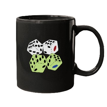 Discover roll ludo dice Mugs