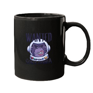Discover Astronaut Gorilla Monkey Science Mugs