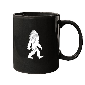 Discover native american bigfoot wearing head holding Mugs