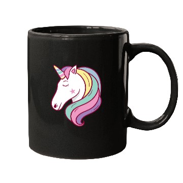 Discover Unicorn Unicornhead Mugs
