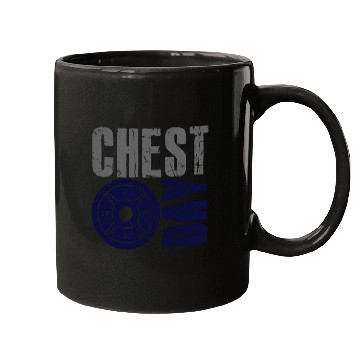 Discover Chest Day Pectoral Exercise Gym Rat Mugs