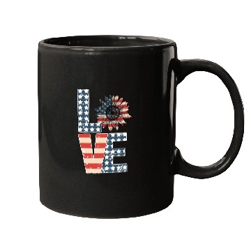 Discover Love 4th Of July Mugs
