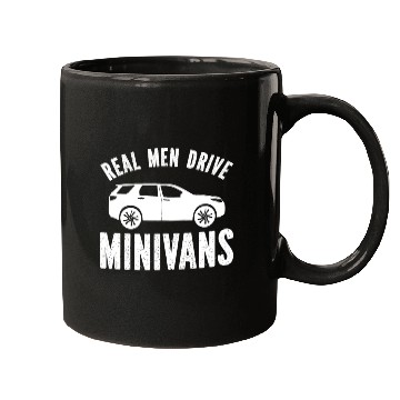 Discover Real Men Drive Minivans Mugs