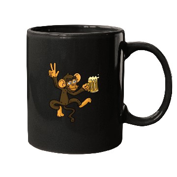 Discover DRUNK MONKEY Beer Mugs