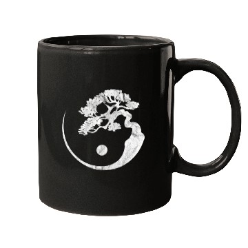 Discover Bonsai Tree Yin Yang Vintage Mugs