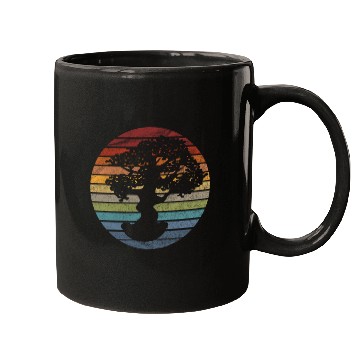 Discover Bonsai Tree Retro Mugs