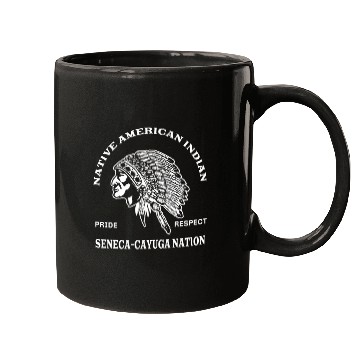 Discover Seneca cayuga nation native american inspired gift Mugs