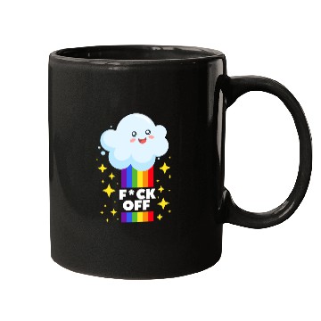Discover Rainbow Cloud Pride Gay LGBT Equality Mugs