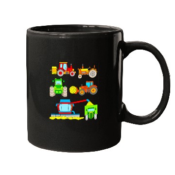 Discover Farm Tractors Kids Mugs