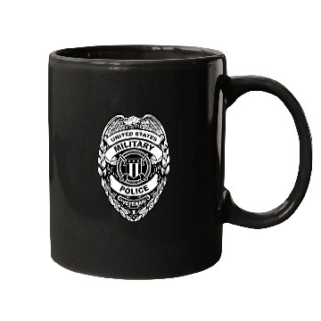Discover U.S. Military Police Veteran Badge Mugs
