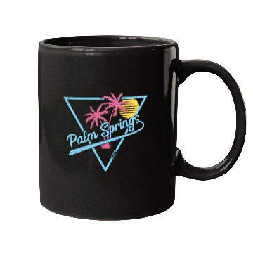 Discover Palm Springs Vintage Retro 1975 Mugs