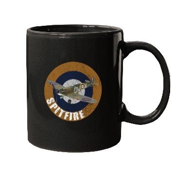 Discover Famous WW2 Planes Supermarine Spitfire Mugs
