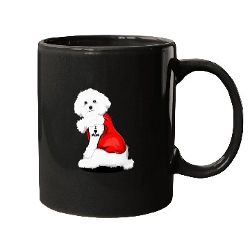 Discover Bichon frise I Love Mom Tattoo Mugs