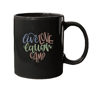 Discover Live Love Laugh Camp RV Mugs