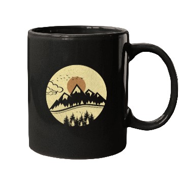 Discover Tri blend Nature Print Mugs