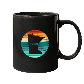 Discover Unique Vintage Retro Style Home State Minnesota - Mugs