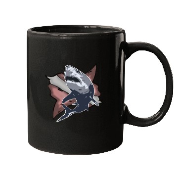 Discover Scuba Diving Shark Gift holiday retro Mugs